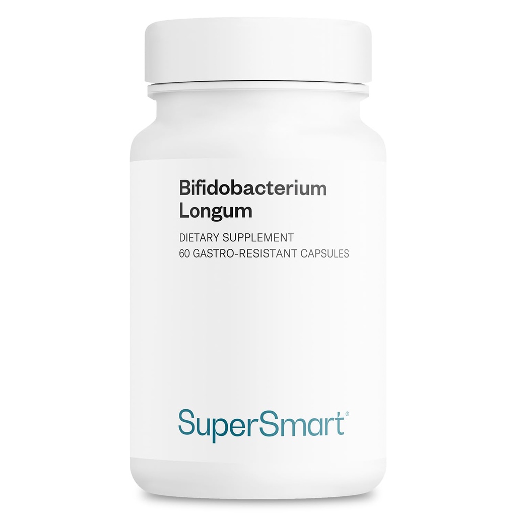 Supersmart - Bifidobacterium Longum (BB536) 6 Δισεκατομμύρια CFU ανά ημέρα - Προβιοτικά & Πρεβιοτικά Συμπλήρωμα 