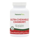 NaturesPlus Ultra Chewable Cranberry - 90 Loveges Tabletleri - Urinary Tract Health - Non-GMO, Gluten Free - 45 Hizmetler