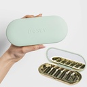 Dosey 7 Day Pill Compact Travel Pill Organizer - 7 Pill Case with 7 Pill Karşılaştırmalar Tıp Depolama ve Koruma - Şık & Zarif İlaç Organizelı Ayna, Sage