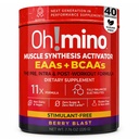 Oh!mino Essential replicas Supplement. Berry Blast, Stimulant-Free Toz. Tüm 9 EAAs, BCAAs ve İşouts için Mükemmel Amino Enerji ve Kas inşa etmek ve Daha Hızlı Yeniden Keşfetmek.