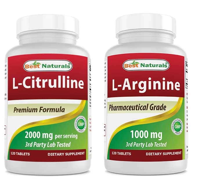 Best Naturals L-Citrulline 2000mg & L-αργινίνη 1000 mg