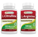 Best Naturals L-Citrulline 2000mg & L-αργινίνη 1000 mg