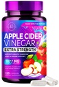 Apple Cider Vinegar Capsules 1877 mg - Ekstra Kuvvet ACV Vitamin D3 & çinko ile piller - Apple Vinegar Pills Supplement for Digestion, Energy & Immune Support, Non-GMO, Şişed in USA - 120 Capsules