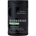Spor Araştırma Berberine - Herbal Ayurvedic Metabolik Sağlık Desteği - 500 mg - 120 Capsules - Vegan sertifikalı, Gluten-Free, Non-GMOMOB