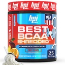 BPI Sports Best BCAA Kedded - Caffeine Free Thermogenic Recovery Drink, Lean Muscle Building BCAA Toz for Women and Men, Preworkout BCAAs Amino Acids I