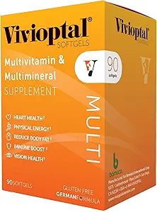 Vivioptal Multi, 90 Softgels, Multivitamin & Multimineral, Gluten Free, Alman Formula