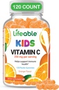 Doctor'S FINEST Vitamin C Gummies for Kids - Vegan, GMO Free & Gluten Free - Μεγάλη γεύση Πορτοκαλί Chews άρωμα πεκτίνη - Παιδικό συμπλήρωμα διατροφής - 250 mg βιταμίνης C - 120 ζελέ [60 Δόσεις]