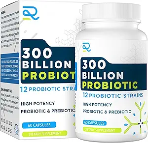 Kadınlar ve Erkekler için Probiyotik Supplement, 12 Strains Organik Probiyotiks with Prebiyotiks