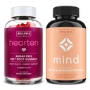 WellPath Beet Root Gummies (Sugar Free) 1500 mg – Βατόμουρο Γεύση για την υποστήριξη της αρτηριακής πίεσης και το συμπλήρωμα εγκεφάλου με το Lion's Mane - Υποστηρίζει Focus & Memory, 60 Ct