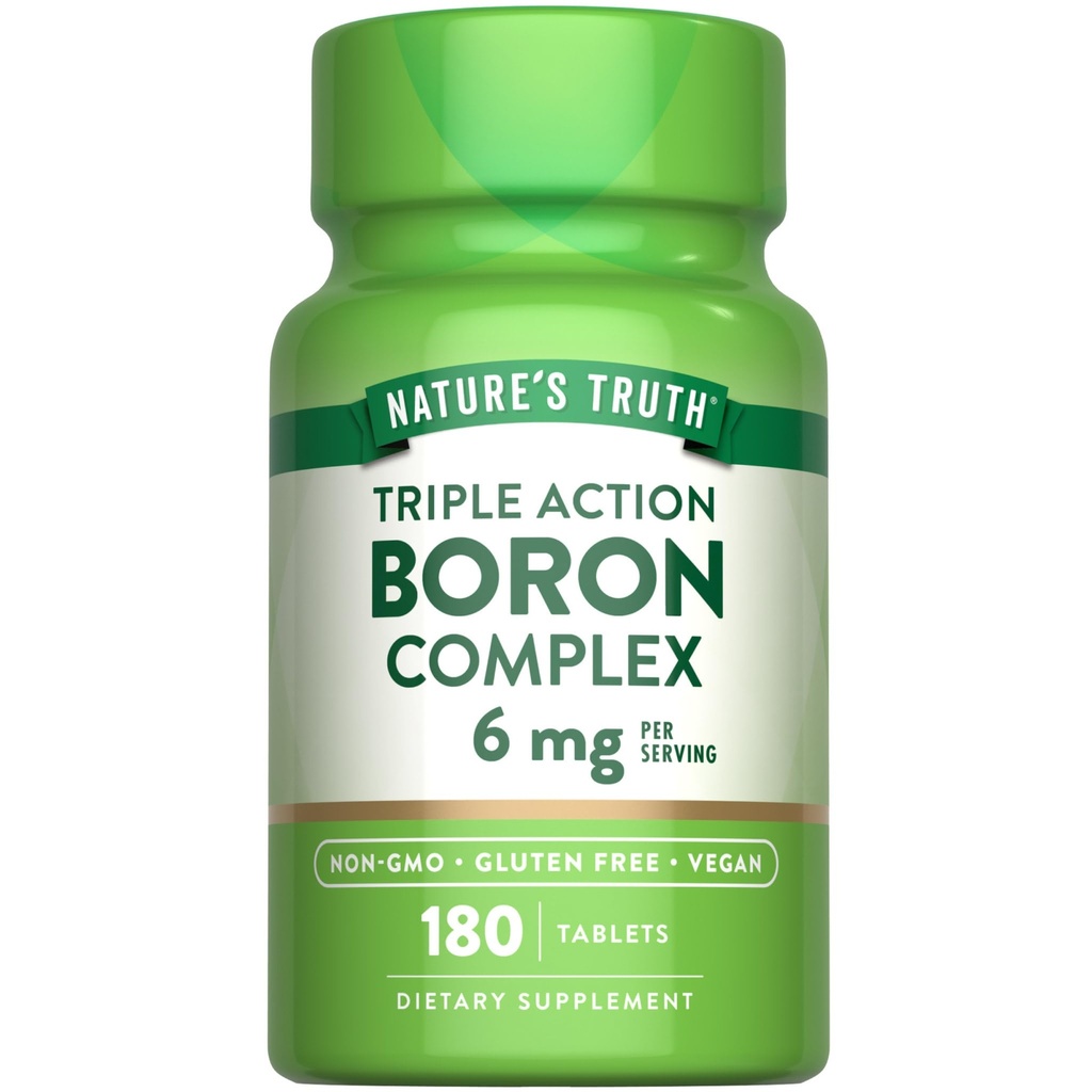 Nature's Truth Triple Action Boron Complex Supplement 