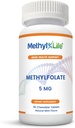 Methylfolate 5 mg Active Folate - 3 Ay Supply. Chewables. -GMO. Gluten Free Mefolate