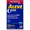 Aleve PM Sleep Aid Plus Pain Reliever Caplets, Naproxen sodyum & Diphenhydramine HCl, Nighttime, 120 Count Count Count