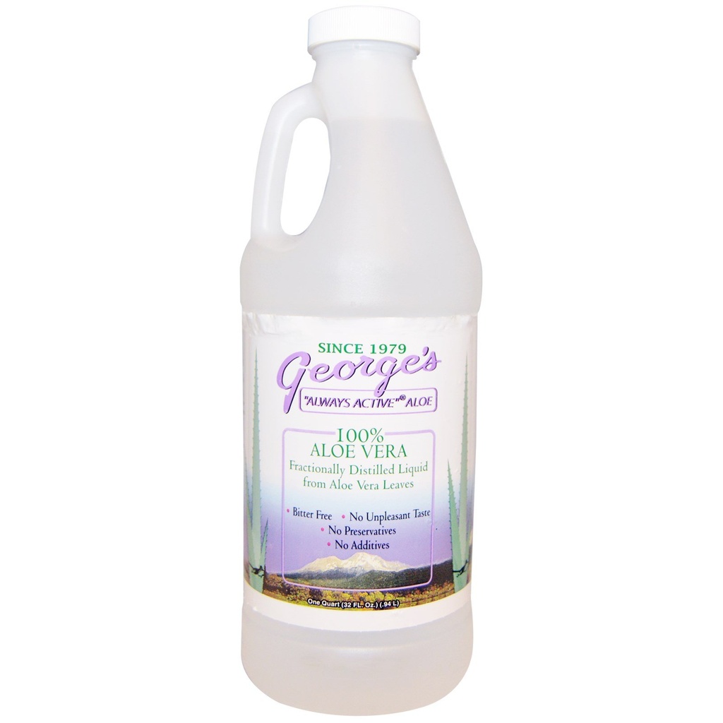 George's Aloe Vera, 100% Aloe Vera Liquid, 32 fl oz (94 l)