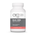 Alerji Araştırma Grubu Biotin 5000 Supplement - 5000mcg Biotin, Saç, Cilt ve Çiçekler için Vitaminler, Yüksek Dose, Vejetary Capsules, Hipoallergenic, Gluten Free - 60 Count Biotin, Gluten