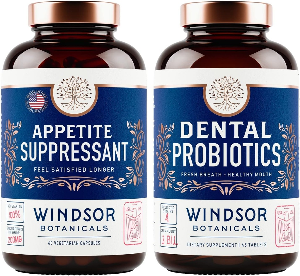 GDSOR BOTANICALS Kilo kaybı ve Diş Probiyotikleri için Bad Breath Sche