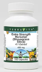 Ekstra Kuvvet Attail (Shavegrass Silica) 4:1 Ekstraksiyon - 450 mg (100 Capsules, ZIN: 514199)