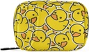 Pill Box Yellow Duck Cartoon 7 Günlük Pill Case Travel Pill Organizer Bag with diamond Weekly Vitamin Medicine Supplementrec Pouch Bag