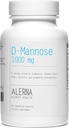 D-Mannose 1000 mg - Urinary Tract Health - Cranberry Temp, Organik Rose HIPS, Acerola Tür - 60 Vejetaryen Capsules