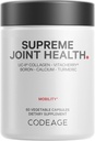 Codeage Supreme Joint Health, UC-II Κάψουλες κολλαγόνου τύπου II, VitaCherry Sport Cherries, Boron, Calcium Fructoborate, Hyaluronic Acid, Turmeric, Bromelain & Boswellia Supplement, Non-GMO, 60 Count