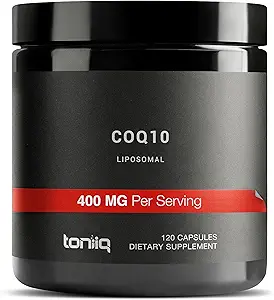 CoQ10 400 mg Ekstra Kuvvet - Üstün Aborpsiyon için MCT Yağı ile Ultra Yüksek Yükseklik - 98-Party Test Edildi, 60 Veggie Capsules