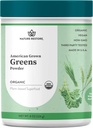 Nature Restore Greens Superfood Powder, USA Grown, Organic Kale, Barley Grass, Wheatgrass, Unweated, 8 Ουγγιά, Made in USA