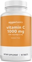 Temeller - C vitamini, Rose Hips 5 mg ile 1000 mg, 90 tablet (1 hizmet başına), Gluten Free