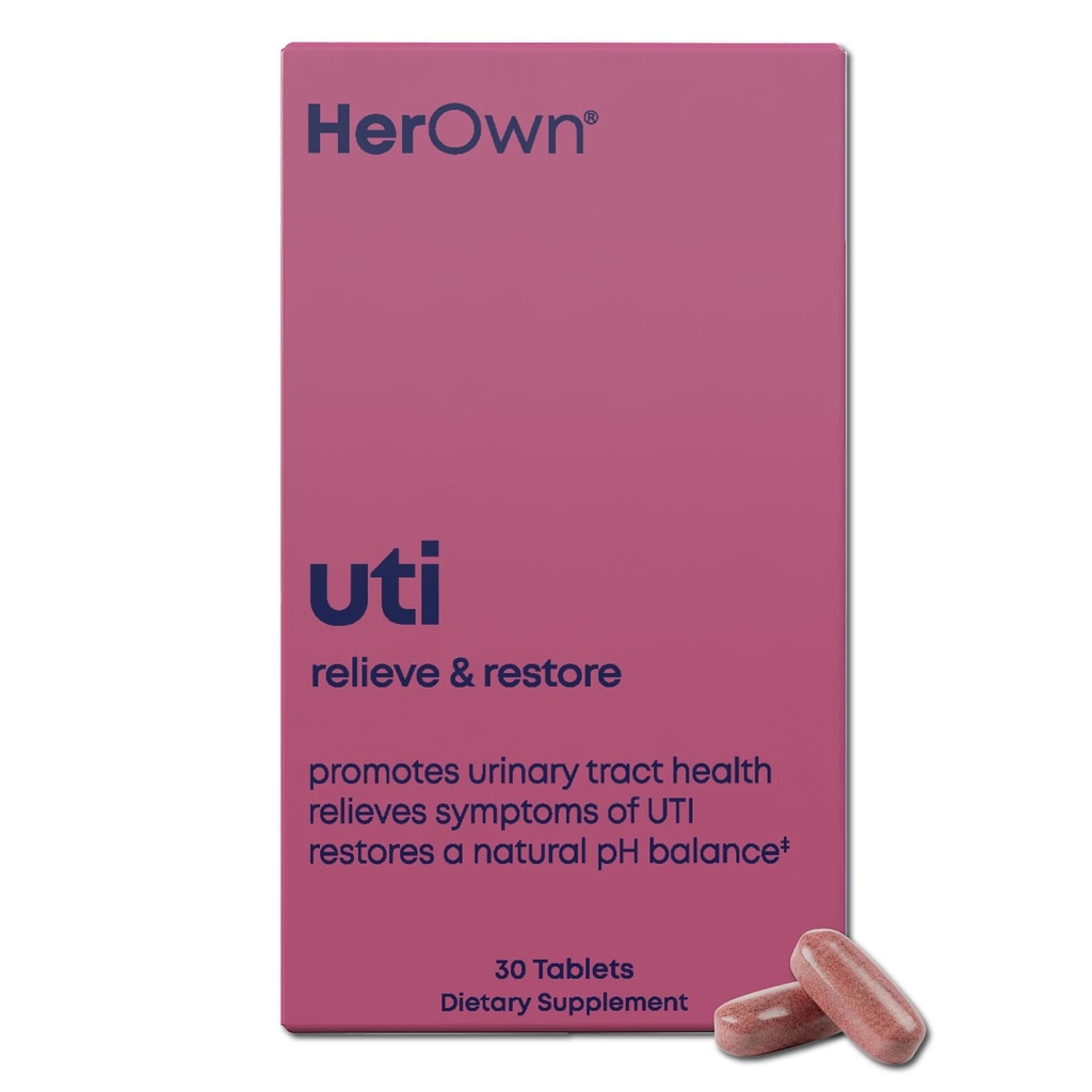 Kendi UTI, pH Dengesini Geri yüklemeye yardımcı olur, Destekler Vaginal Flora ve Denge, Urinary Health, 7 Strain Probiyotik Mix, Raf Stable, Gluten ve Soy Free, Vegan, 30 Capsules, 30 Servisler
