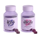 Lemme Sleep & Debloat Sche - Sleep Gummies, bir Uyuşturucu Özgür Gece Yardımı ve Digestive & Gut Health, Probiyotiks & Prebiyotiks - Gluten Free, Gelatin Free, Non-GMO - 60 Ct.