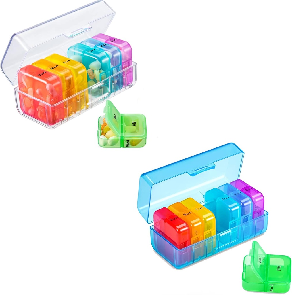 Pill Organizer 2 Times bir gün