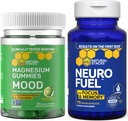 NATURAL STACKS Mood Magnezyum Gummies + Nöro yakıt Nootropic Sche - Beyin Sağlığı ve Mood* - 105 Adet