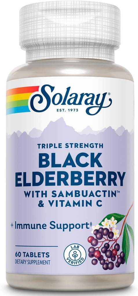 SOLARAY Τριπλή Δύναμη Σαμπουακτίνη 1200 mg Δισκία 