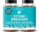 Chanca Piedra Stone Breaker – Natural Dissolver, Kidney Cleanse & Gallbladder Supplement – Urinary Tract, Flush Impurities, Clear System – 120 Vegan Soft Capsules