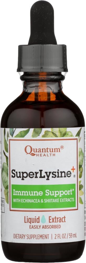 Kuantum Asit Super Lysine Plus Sıvı Ekstraksiyon, 2 Ounce - 3 vaka başına.