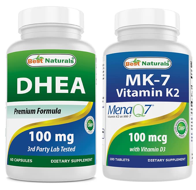 Best Naturals DHEA 100mg & Βιταμίνη K2 (MK7) με D3