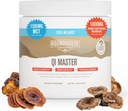 VVISION Qi Master Adaptogen Blend, Earthy Mushroom Flavor with Astragalus Root, Rhodiolife Extract, MCT, 8 Organik Mushrooms (30 Scoops) tarafından Chuck Norris