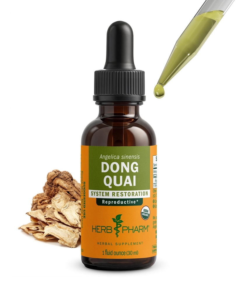 Herb Pharm Dong Quai Liquid Extract for Women Reproductive System Support, 1 Fl Oz
