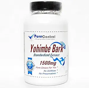 Yohimbe Bark Standardized Extract 1500mg // 200 κάψουλες // Pure // by PureControl Συμπληρώματα