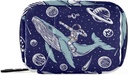 Galaxy Whale Astronaut Pill Box 7 Günlük Pill Case Travel Pill Organizer Bag with diamond Weekly Case Compact Boyut for Vitamin Supplement Sahibi