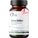 Sağlık Aloe/200x için tasarımlar - 200 mg Aloe Vera Ekstraksiyon - GI Desteği için Yüksek Kondisyon - GMO, Vegetarian Pills (60 Capsules)