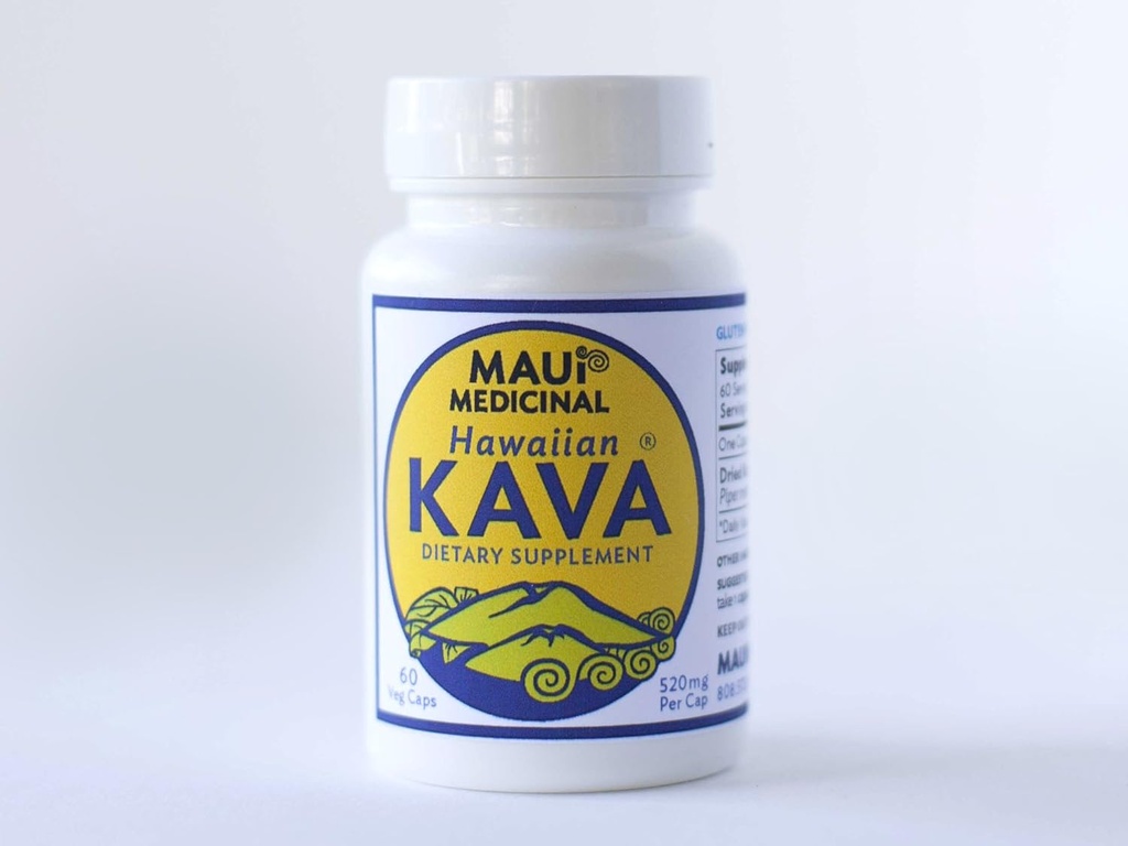 Hawaii Kava Root 60 Veggie Capsules 520mg per Capsule