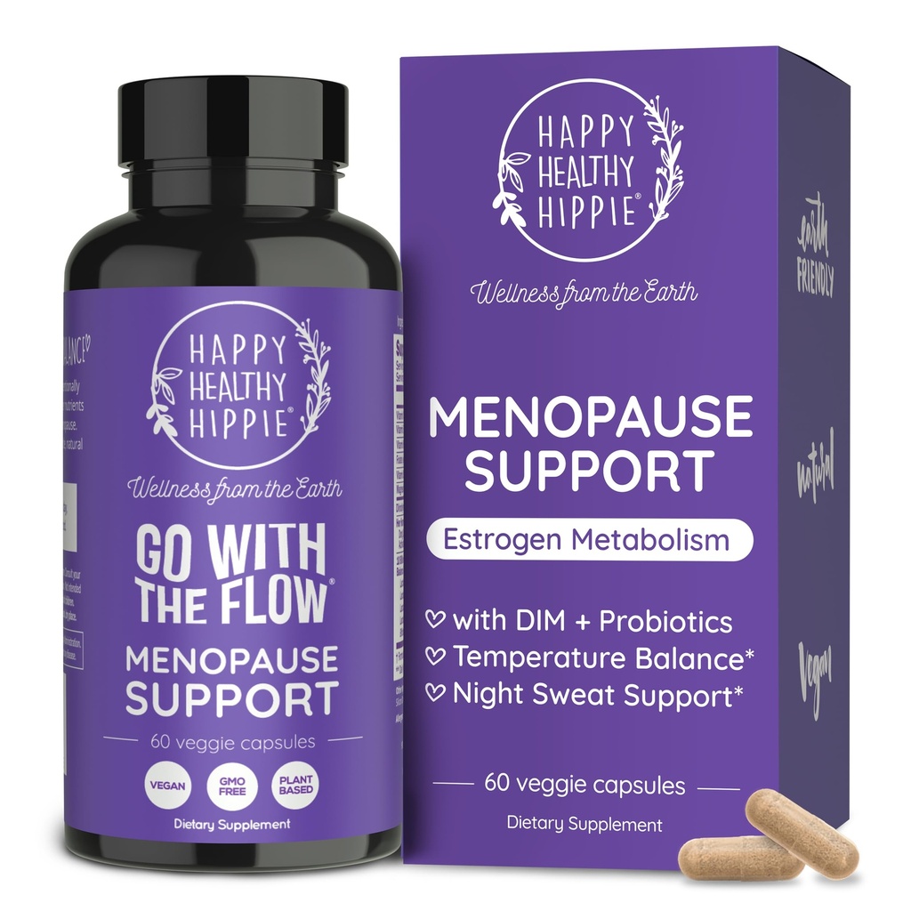 Kadınlar için Menopause Supplements - DIM Supplement + Probiyotikler | Estrogen Metabolism & Hormon Denge Desteği | Perimenopause Relief | Hot Flashes, Mood Swings & Night Sweats | Dong Quai | 60 Ct