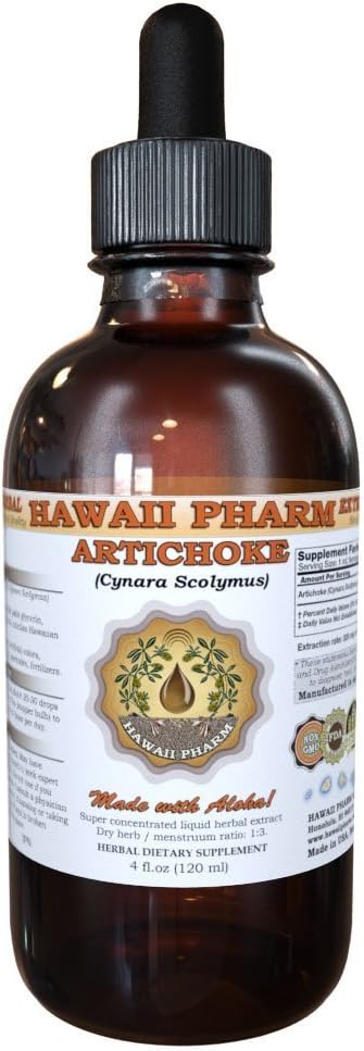 Εκχύλισμα υγρού HawaiiPharm Artichoke, οργανικό Artichoke (σκόλι Cynara) Βάμμα 2 oz