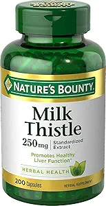 Nature's Bounty Milk Butle 250 mg Capsules 200 ea