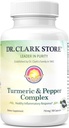 Dr Clark Store Turmeric & Black Pepper Extract – 710 mg, 100 Capsules, Immune Support, Antioksi, Digestion Health Supplement for Yetişkinler
