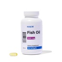 MAJOR Omega-3 Fish Oil - Fish Oil Supplement 1000 mg - 100 Softgels (1-Pack)