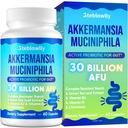 Akkermansia Probiyotik, GLP-1, Kadınlar ve Erkekler için Canlı Strain Probiyotikleri, GLP 1 Gut Health, Digestive, Metabolic*, Immune, Chromium, Green Tea Leaf, 60 Capsule