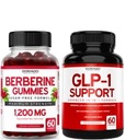 Βερβερίνη Gummies με Ceylon Κανέλα (60 Gummies) Premium ζάχαρη-ελεύθερος Βερβερίνη Ceylon Cinnamon συμπλήρωμα και GLP-1 συμπλήρωμα (60 Count) Υποστήριξη Gut Υγεία & Μεταβολισμός - Μη ΓΤΟ & ΗΠΑ Made
