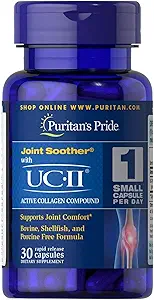 Puritan's Pride UC-II 40mg Active Collagen bileşik-30 Capsule