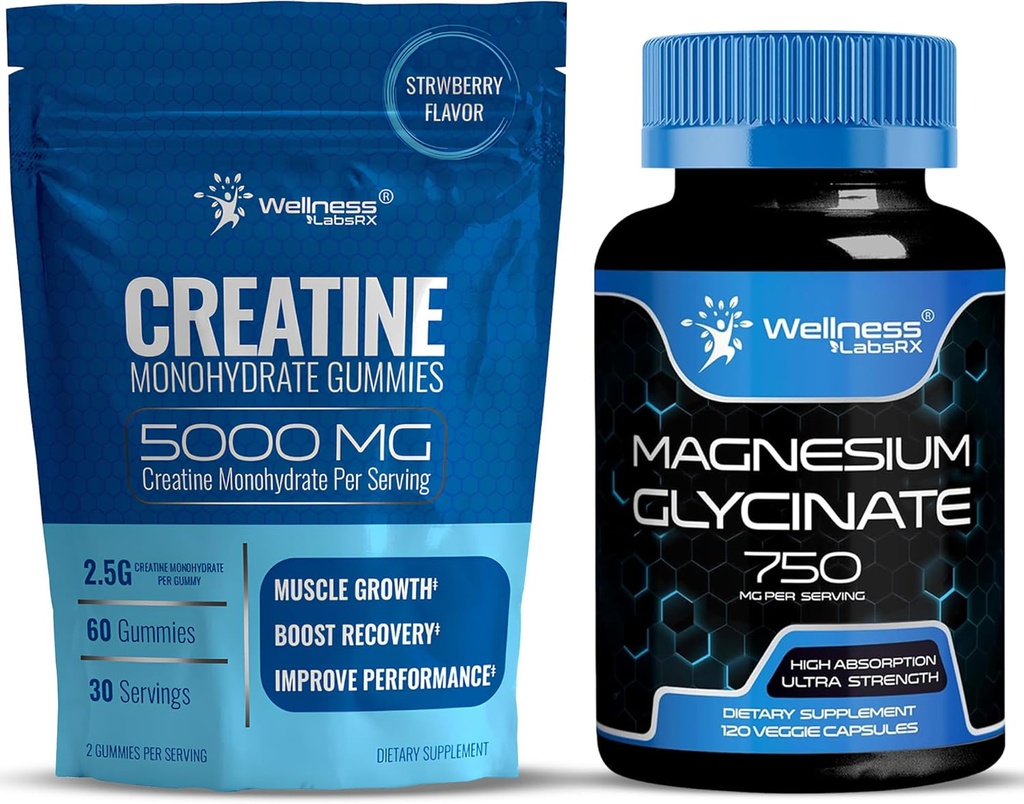 Tina Gummies Magnezyum Glycinate Capsules ile