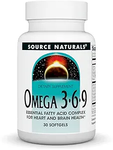 Doğal Gazlar Omega 3-6-9, Kalp ve Beyin Sağlığı için Temel Fatty Asit Kompleksi* - 30 Softgels